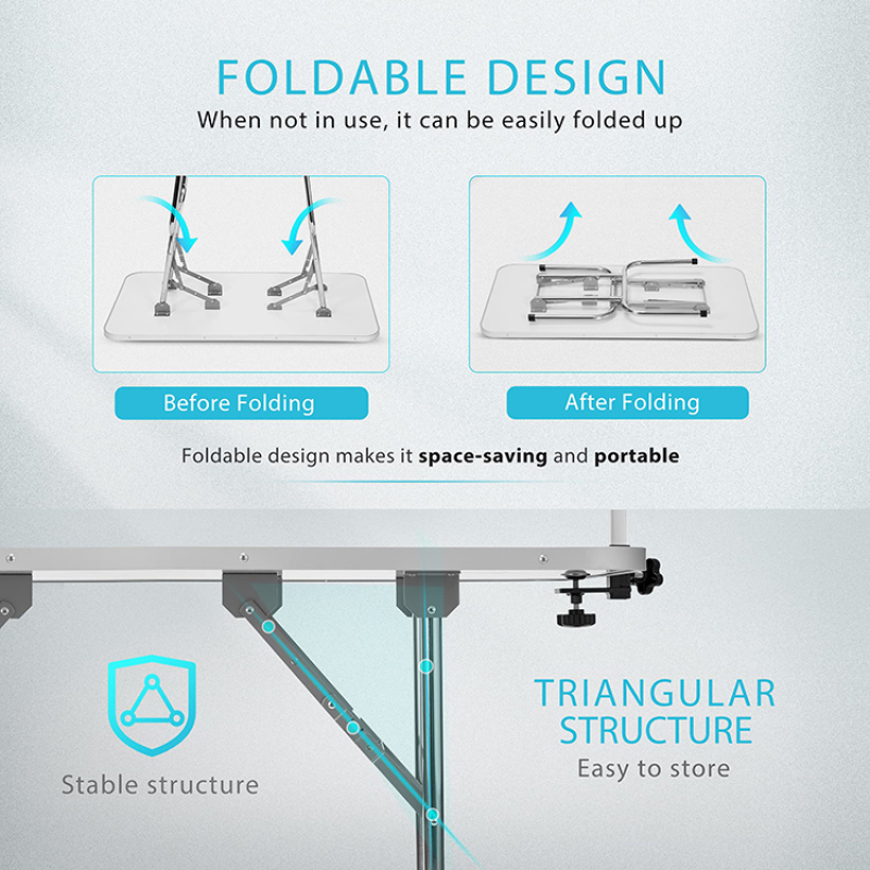 Dog Pet Grooming Table for Large Dogs Adjustable Height Heavy Duty Portable Trimming Drying Table with Arm/Noose/Mesh Tray