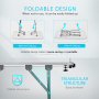 Dog Pet Grooming Table for Large Dogs Adjustable Height Heavy Duty Portable Trimming Drying Table with Arm/Noose/Mesh Tray