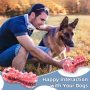 Dog Toys for Aggressive Chewers Large Medium Breed Indestructible Dog Squeaky , Durable Toothbrush Toys