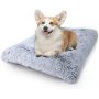 Plush Soft Fluffy Pet Beds Dog Bed Crate Pad Washable Dog Crate Bed