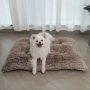 Plush Soft Fluffy Pet Beds Dog Bed Crate Pad Washable Dog Crate Bed