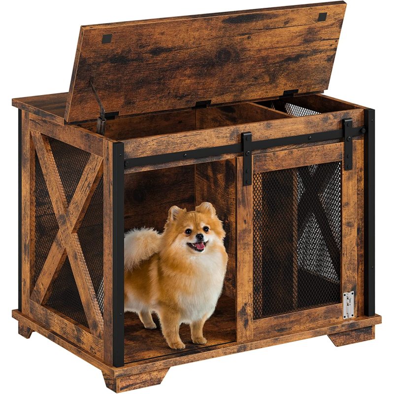 Simple wooden Door Crate Furniture Solid wood pet nest