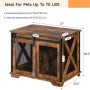 Simple wooden Door Crate Furniture Solid wood pet nest