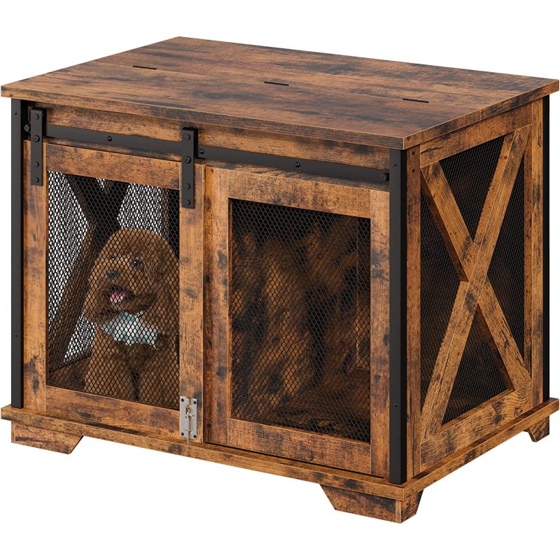 Simple wooden Door Crate Furniture Solid wood pet nest