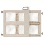 Plastics Swing Gate with Pressure Mount Lift Fits Spaces For Pet