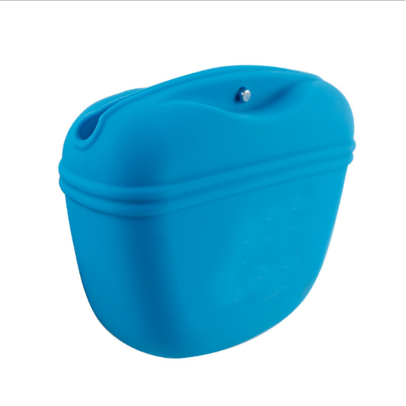 Silicone Dog Treat Pouch with Clip and Magnetic Closing Portable Waist Bag Bait Treat Snack Holder dog training pouch bag
