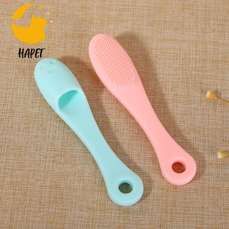 Dog Finger Toothbrush Dog Tooth Brushing Kit with Food Grade Silicone
