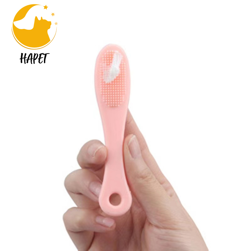 Dog Finger Toothbrush Dog Tooth Brushing Kit with Food Grade Silicone