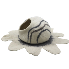 Wool Cat Cave Large Bed Pet House Natural Felt Sleeping Nest