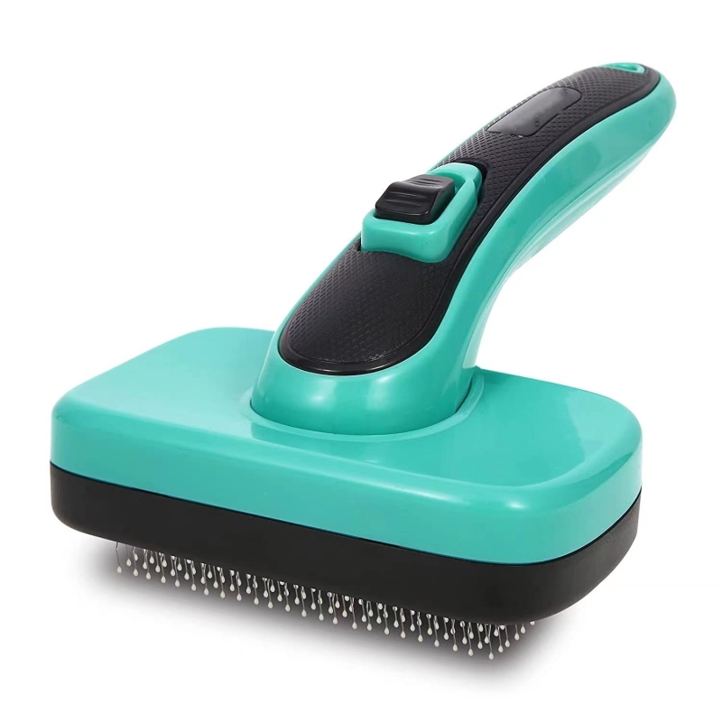 Pet Self Cleaning Slicker Brush for Shedding and Grooming Pet Products
