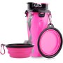 Dog Travel Water Bottle Collapsible Bowls 2 in 1 Pet Food Container with Collapse Bowls Pet Products