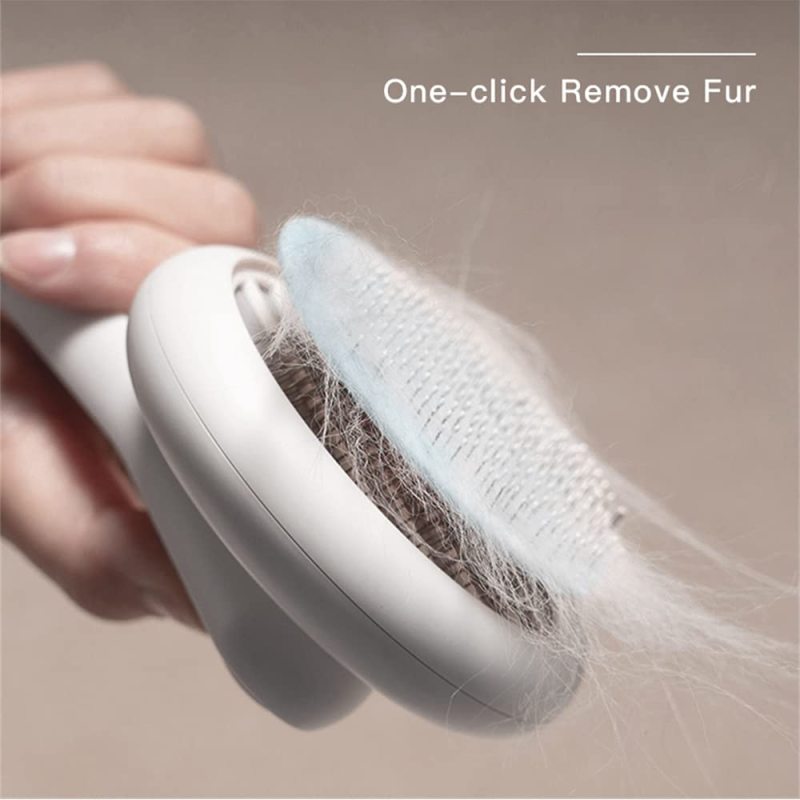 Self Cleaning Slicker Brush for Removes Loose Undercoat Cat Hair Brush Pet Products