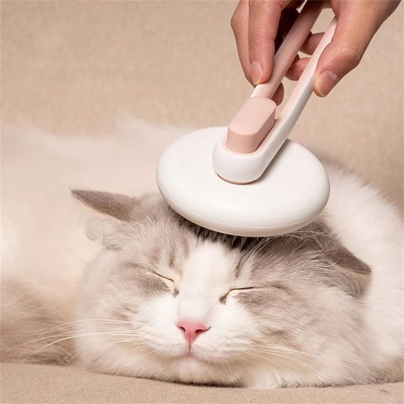 Self Cleaning Slicker Brush for Removes Loose Undercoat Cat Hair Brush Pet Products