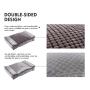 Large pet dog bed Warm Plush & Cool Silk Double-Sided Four Seasons Available Orthopedic Shredded Memory Foam Dog Bed