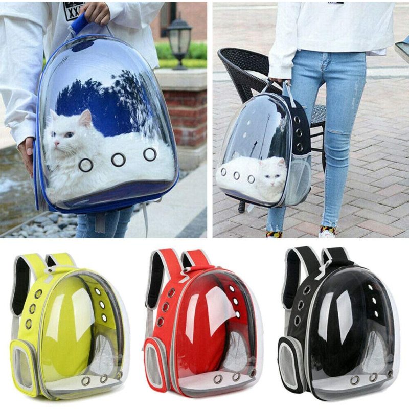 Pet Backpack Cat Panoramic Transparent Space Pet Cabin Bag Outdoor Portable Cat Cage Backpack Cat With Double Shoulder Bag