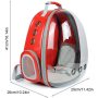 Pet Backpack Cat Panoramic Transparent Space Pet Cabin Bag Outdoor Portable Cat Cage Backpack Cat With Double Shoulder Bag
