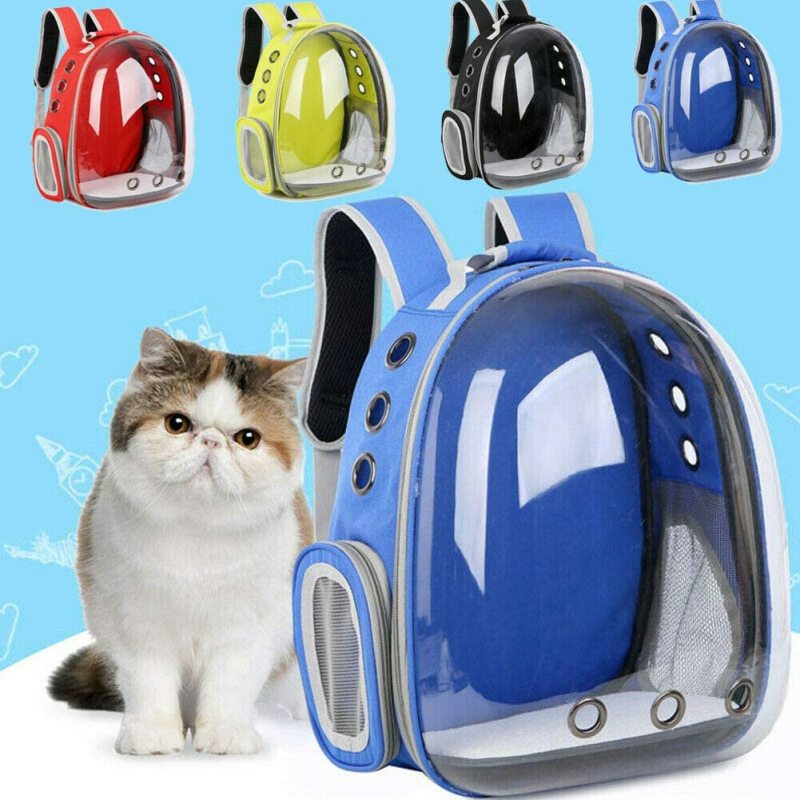 Pet Backpack Cat Panoramic Transparent Space Pet Cabin Bag Outdoor Portable Cat Cage Backpack Cat With Double Shoulder Bag
