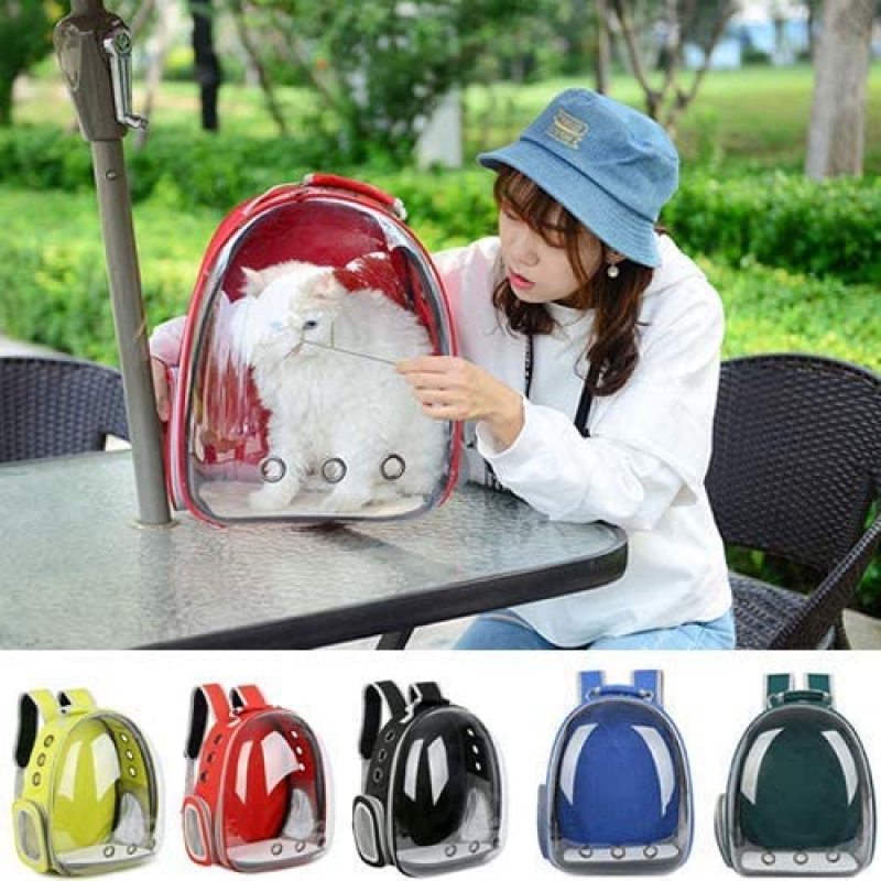 Pet Backpack Cat Panoramic Transparent Space Pet Cabin Bag Outdoor Portable Cat Cage Backpack Cat With Double Shoulder Bag