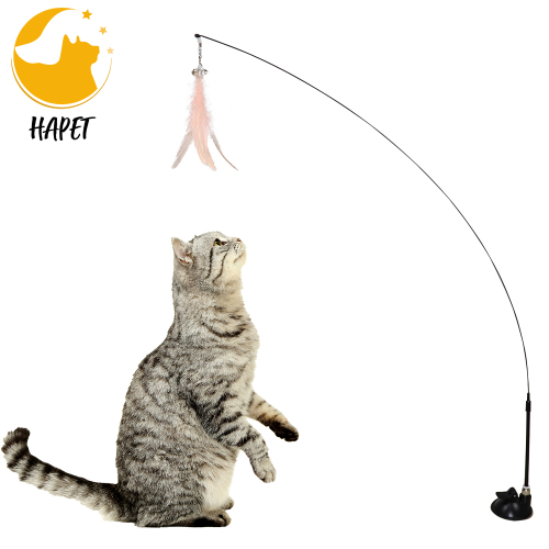Cat Feather Toy Interactive Catcher Teaser and Funny Exercise Toy for Kitten or Cats