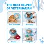 Healing Safety Practical Plastic Cone Collar Protective  Adjustable Pet Recovery for Dog After Surgery