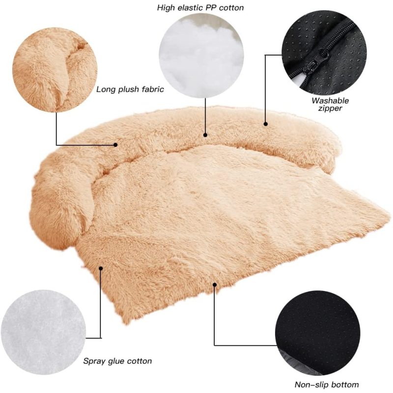 Removable Washable Dog Mat for Furniture Protector with Pet cover
