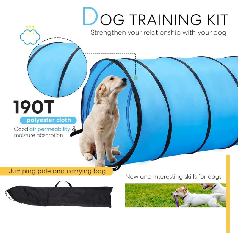 Portable Dog Training Bag Accessory Training Course Tunnel Outdoor Use For Dog Practice Sensitivity