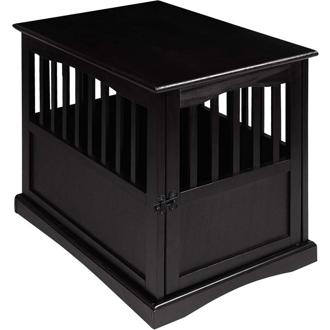Wooden Medium Pet Crate End Table Dog Cage for Pets