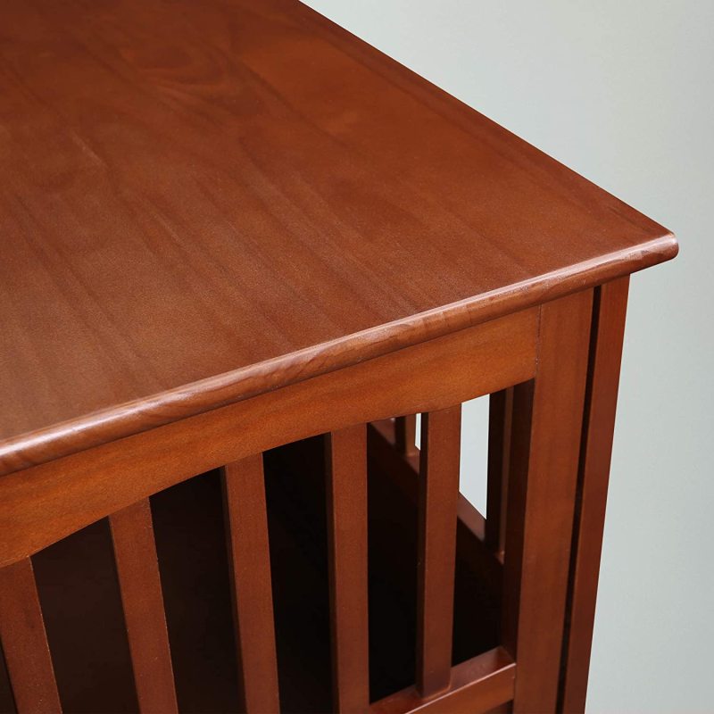 Wooden Medium Pet Crate End Table Dog Cage for Pets