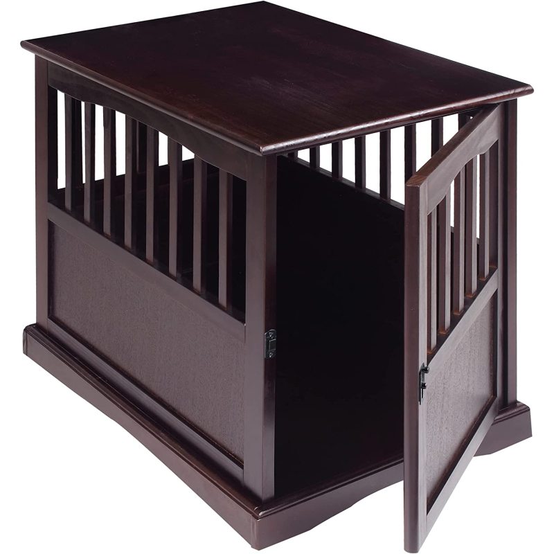 Wooden Medium Pet Crate End Table Dog Cage for Pets