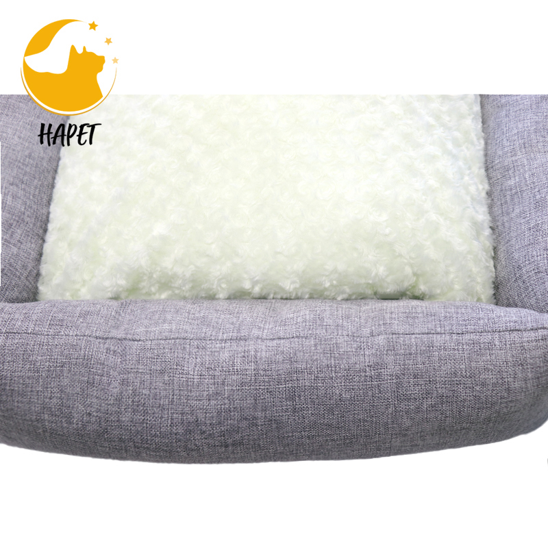 Washable Plush Dog Bed Pet Sleeping Nest for Puppy Cat Pet Calming Bed Washable