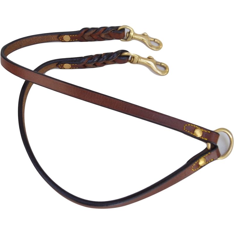 Perfect for Walking Two Dogs Leather Coupler Dog Leash Use For Pet