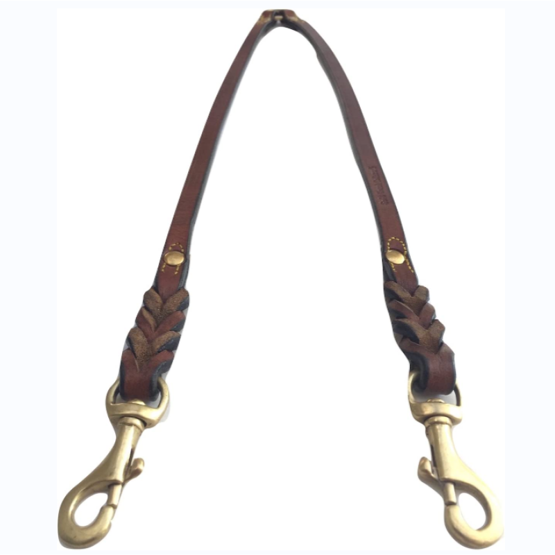 Perfect for Walking Two Dogs Leather Coupler Dog Leash Use For Pet