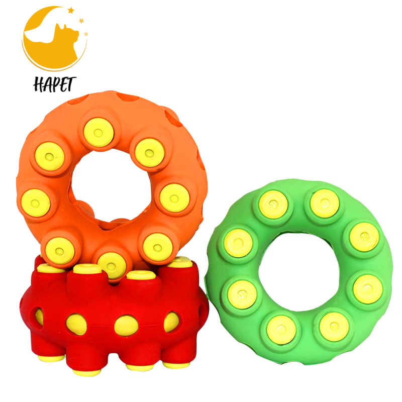 Dog Chew Toys for Aggressive Chewers Small Medium Large Breed Tough Rubber Puppy Teething Toy