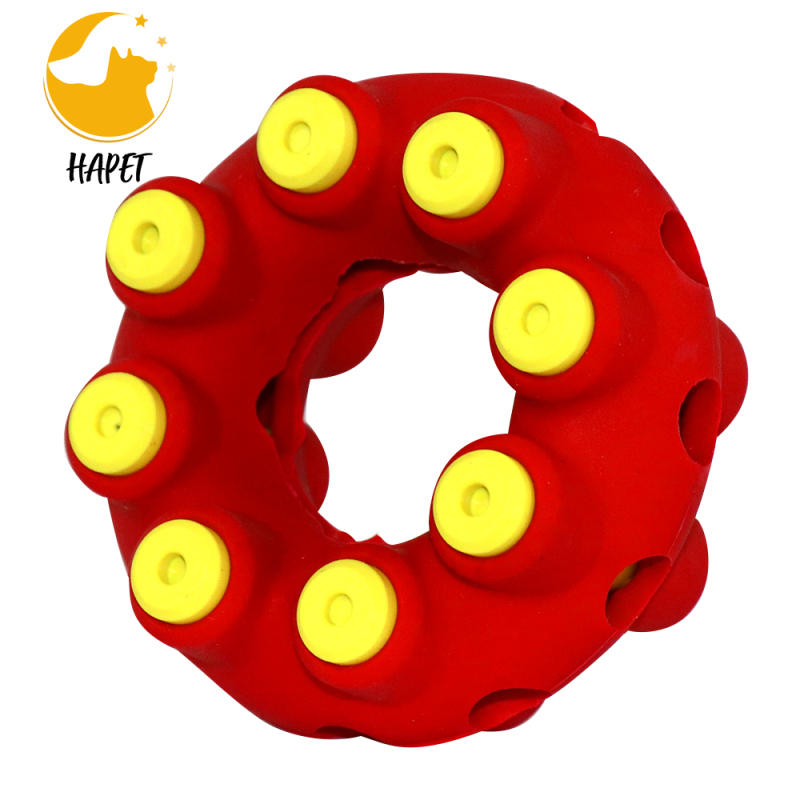 Dog Chew Toys for Aggressive Chewers Small Medium Large Breed Tough Rubber Puppy Teething Toy