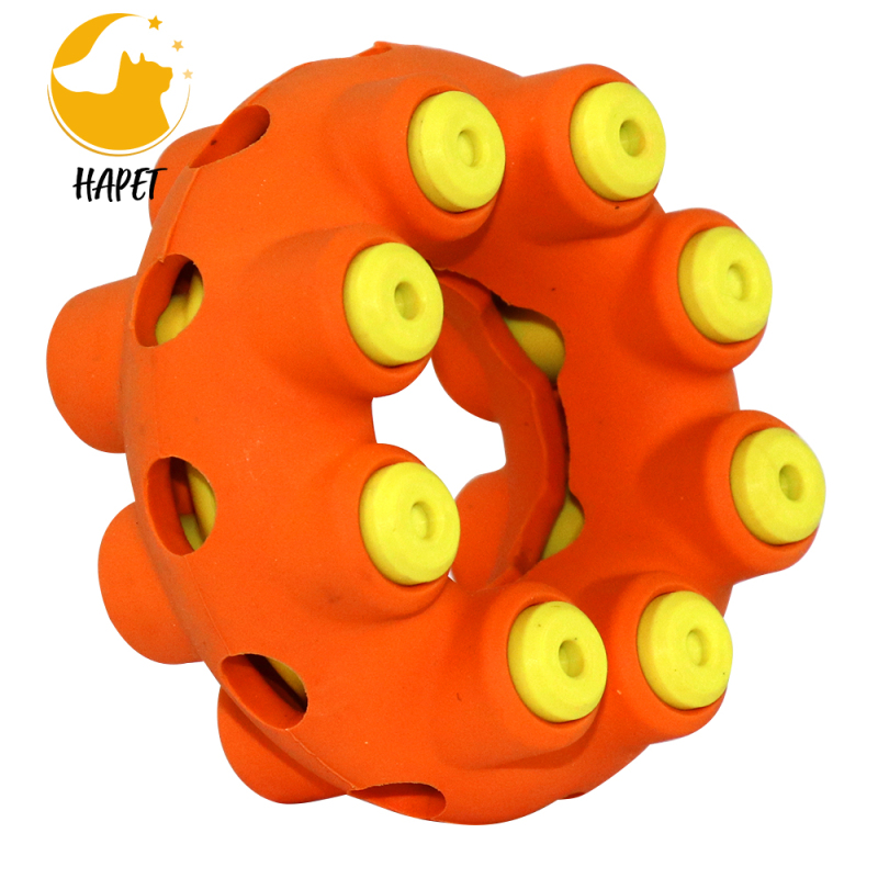 Dog Chew Toys for Aggressive Chewers Small Medium Large Breed Tough Rubber Puppy Teething Toy