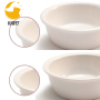 Simple wooden pet bowl stand creative pet shop ceramic cat bowl stand bamboo wooden dog and cat feeding utensil
