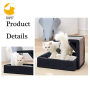 Cat Climbing Frame House Cat Scratcher bed Comfortable Cat Activity Center with playing ball toy