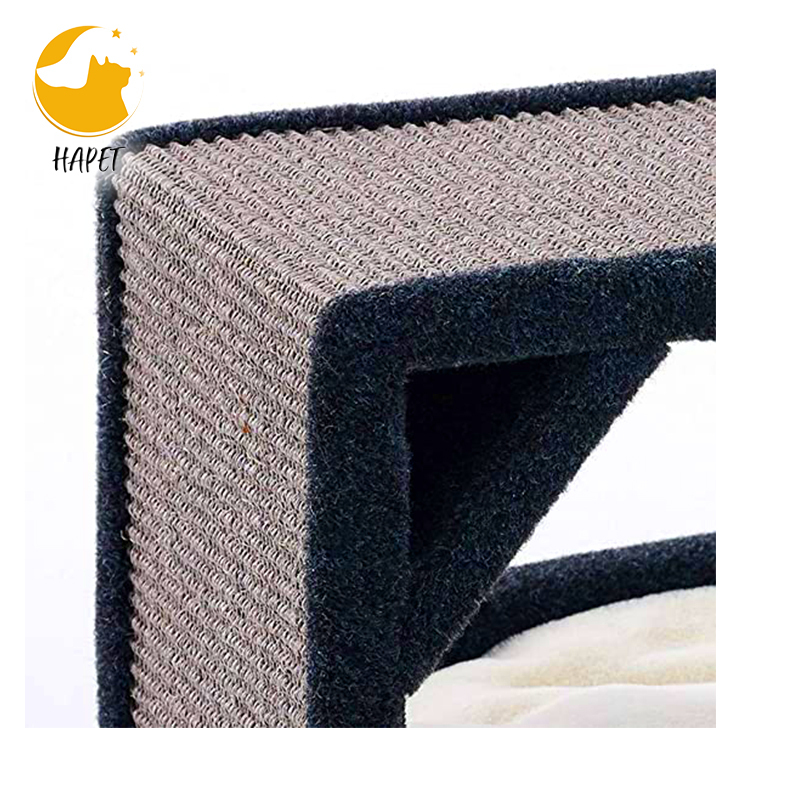 Cat Climbing Frame House Cat Scratcher bed Comfortable Cat Activity Center with playing ball toy