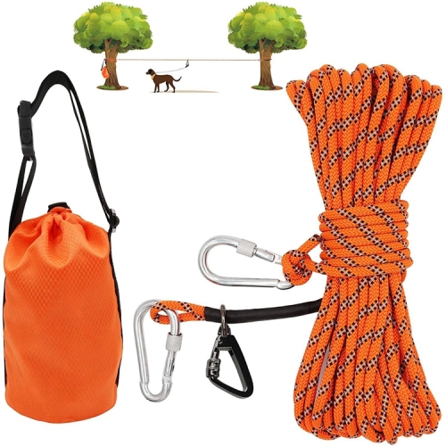 Dog Tie Out Cable for Camping Dog Lead for Yard