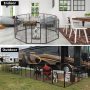 Exercise Pen Dog Crate Metal Dog Fence Playpen Front Yard Fence Cage
