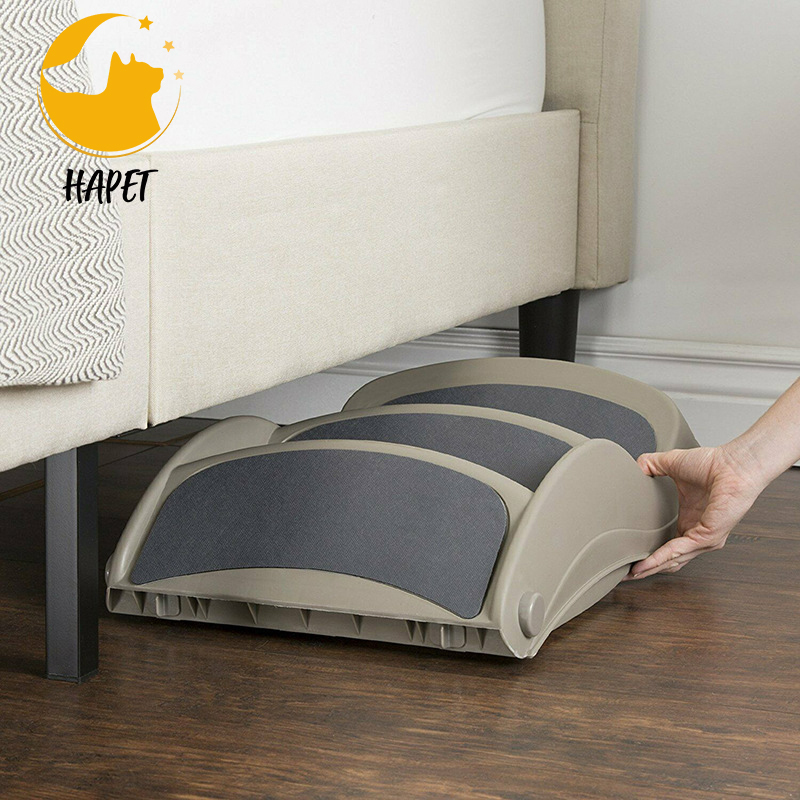 Pet Stairs Safe and Durable Indoor or Outdoor Ramp with 3 Step Design