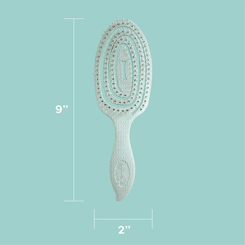 Ergonomic Handle Dog Pin Brush  for Dogs in Mint Green Easy to Hold