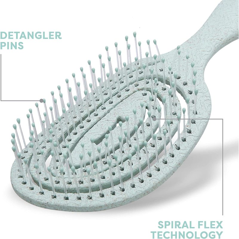 Ergonomic Handle Dog Pin Brush  for Dogs in Mint Green Easy to Hold