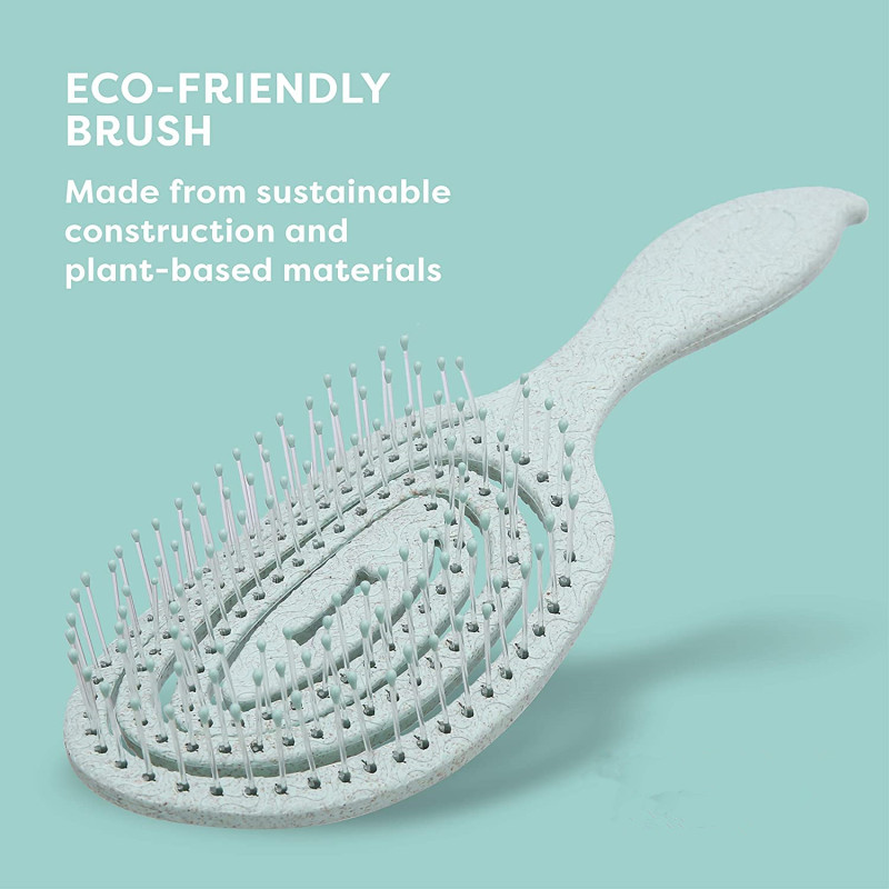 Ergonomic Handle Dog Pin Brush  for Dogs in Mint Green Easy to Hold