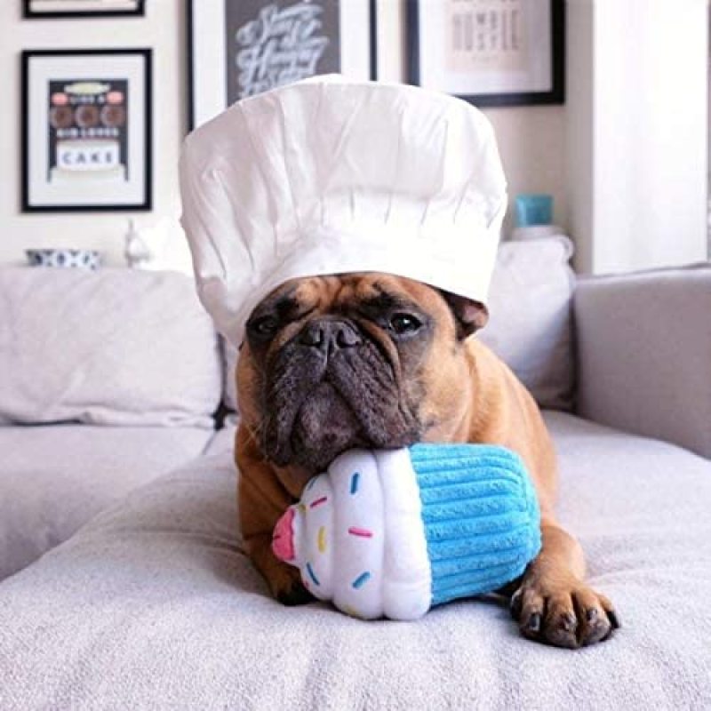 Cupcake Stuffed Plush Dog Toy Pet Chew Toys Pet Products