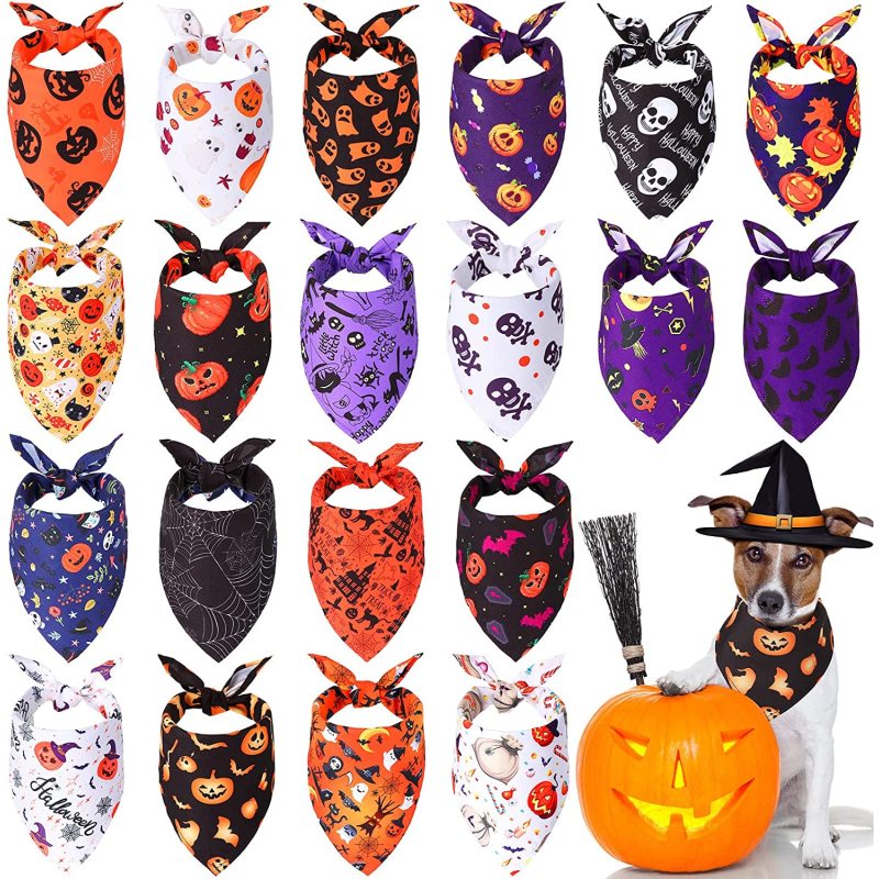 Bandanas Large Girl Boy  Bib  Scarf Holiday  Pet Cat Handkerchief for Small Medium Large