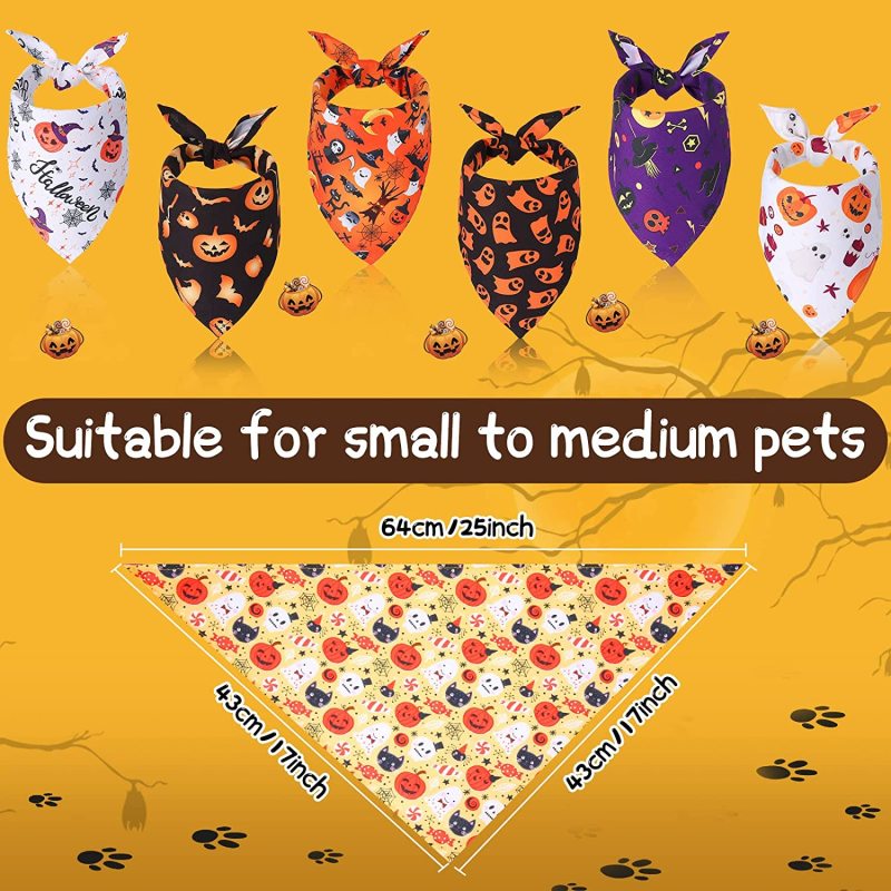 Bandanas Large Girl Boy  Bib  Scarf Holiday  Pet Cat Handkerchief for Small Medium Large