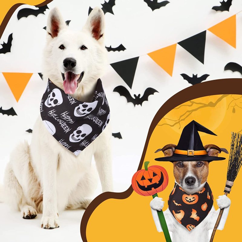 Bandanas Large Girl Boy  Bib  Scarf Holiday  Pet Cat Handkerchief for Small Medium Large