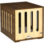 Removable Door Panel Dog Crate End Table with Foam Cushion Indoor Use