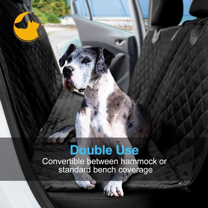 Dog Car Seat Cover Convertible Dog Hammock Scratchproof  Durable Nonslip  Back seat Protector